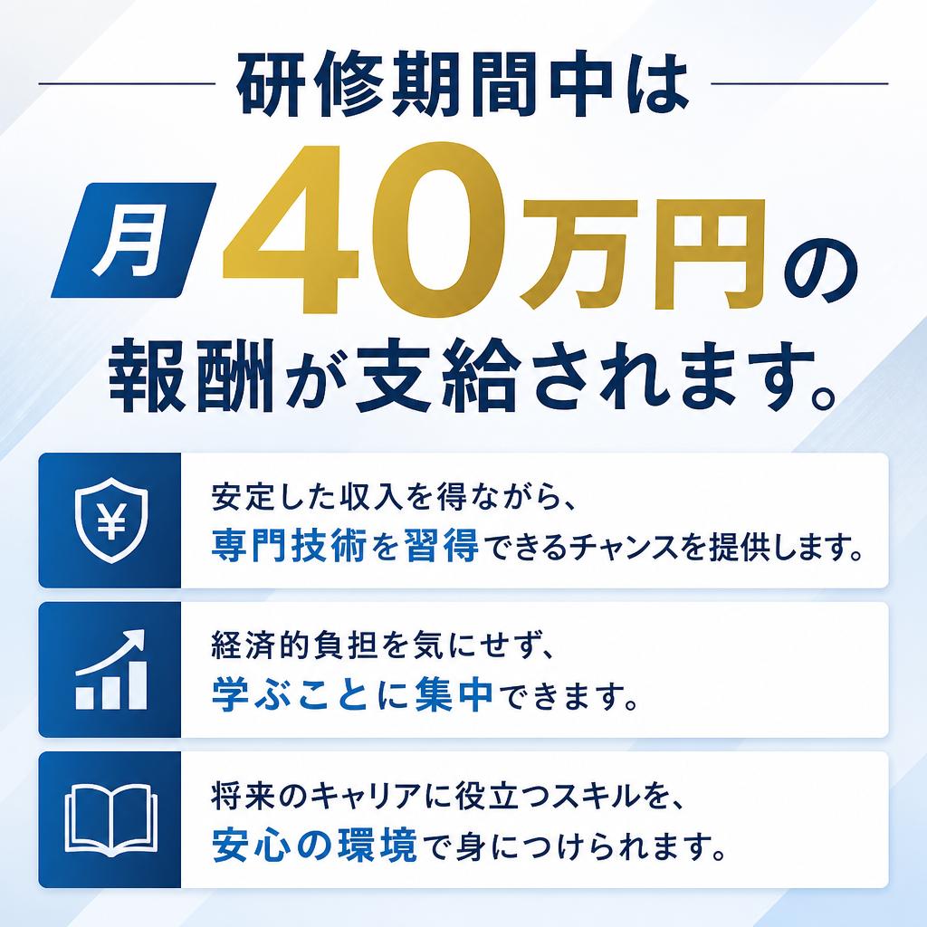 研修期間中の給与