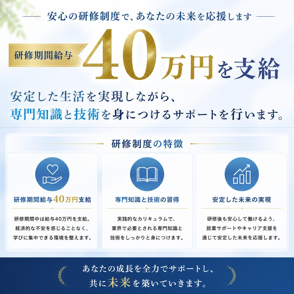 充実の研修制度